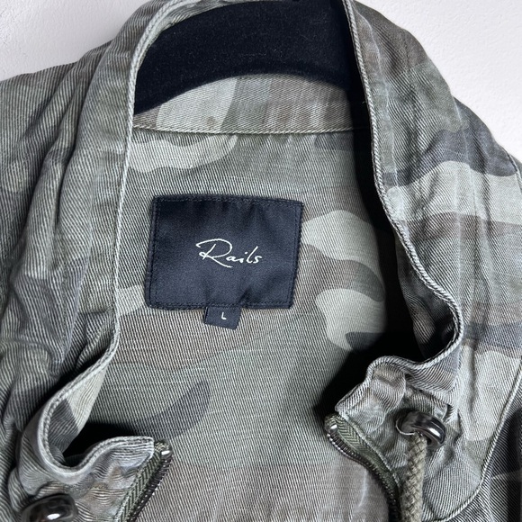 Rails Camouflage Tennessee Jacket stars Utility Military Large - Picture 7 of 15
